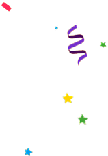 Decorative ribbon for anniversary banner